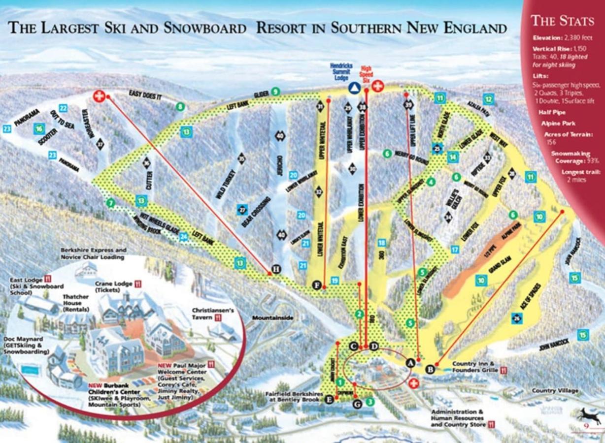 Mountain View Suite On Jiminy Peak Ski On Off -New Hancock Bagian luar foto